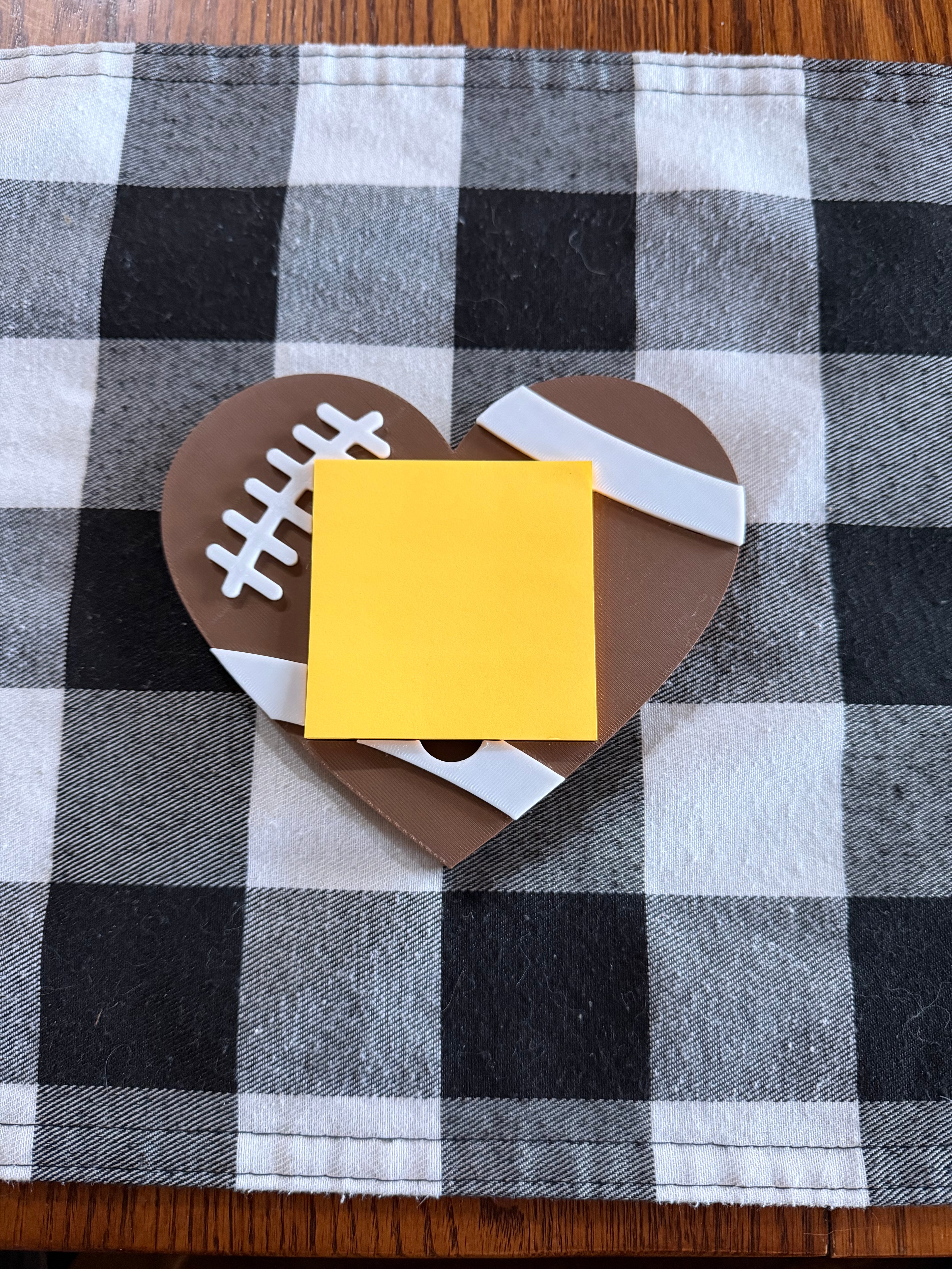 Football Post It Note Holder