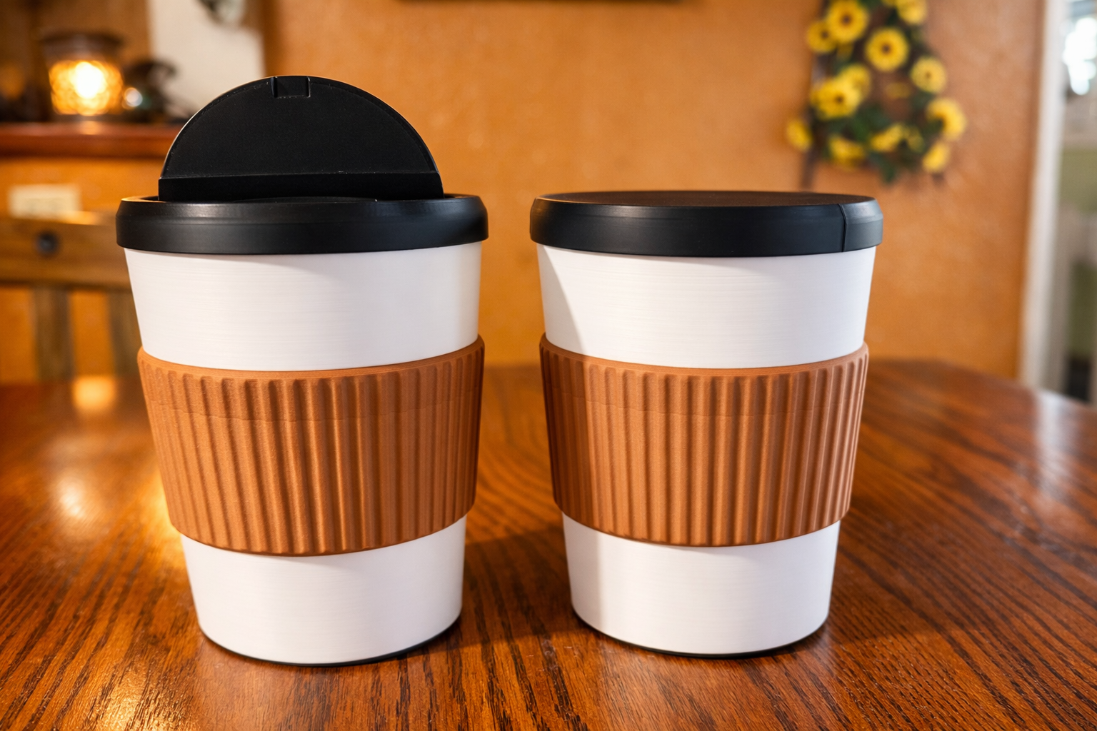 Coffee Cup Garbage Can